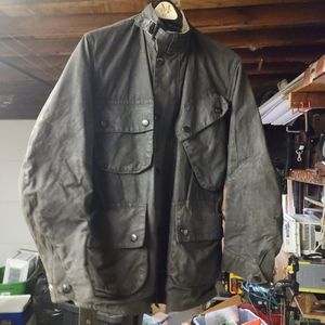 Barbour Nato International Size c44 Military 1970 Olive Brown Men's Jacket